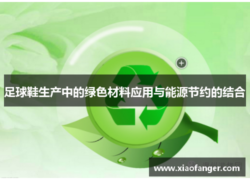 足球鞋生产中的绿色材料应用与能源节约的结合